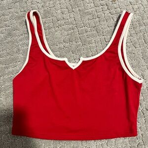 Red Crop Top